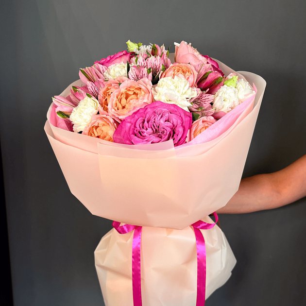 Букет Малиновое настроение